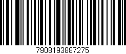 Código de barras (EAN, GTIN, SKU, ISBN): '7908193887275'