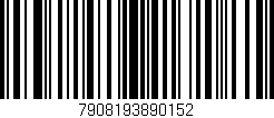 Código de barras (EAN, GTIN, SKU, ISBN): '7908193890152'