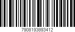 Código de barras (EAN, GTIN, SKU, ISBN): '7908193893412'