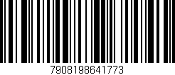 Código de barras (EAN, GTIN, SKU, ISBN): '7908198641773'