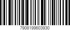 Código de barras (EAN, GTIN, SKU, ISBN): '7908199603930'