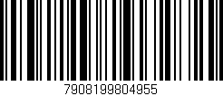 Código de barras (EAN, GTIN, SKU, ISBN): '7908199804955'