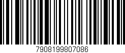 Código de barras (EAN, GTIN, SKU, ISBN): '7908199807086'