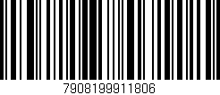Código de barras (EAN, GTIN, SKU, ISBN): '7908199911806'