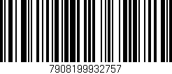 Código de barras (EAN, GTIN, SKU, ISBN): '7908199932757'