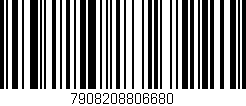 Código de barras (EAN, GTIN, SKU, ISBN): '7908208806680'