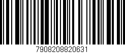 Código de barras (EAN, GTIN, SKU, ISBN): '7908208820631'