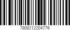 Código de barras (EAN, GTIN, SKU, ISBN): '7908212204779'