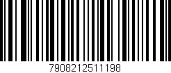 Código de barras (EAN, GTIN, SKU, ISBN): '7908212511198'
