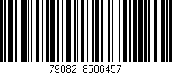 Código de barras (EAN, GTIN, SKU, ISBN): '7908218506457'
