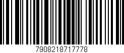 Código de barras (EAN, GTIN, SKU, ISBN): '7908218717778'