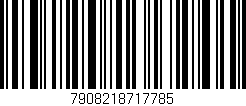 Código de barras (EAN, GTIN, SKU, ISBN): '7908218717785'