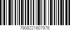 Código de barras (EAN, GTIN, SKU, ISBN): '7908221807978'