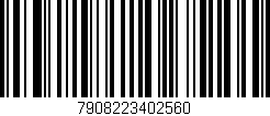 Código de barras (EAN, GTIN, SKU, ISBN): '7908223402560'