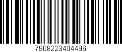 Código de barras (EAN, GTIN, SKU, ISBN): '7908223404496'