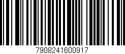 Código de barras (EAN, GTIN, SKU, ISBN): '7908241600917'