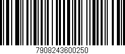 Código de barras (EAN, GTIN, SKU, ISBN): '7908243600250'