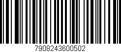 Código de barras (EAN, GTIN, SKU, ISBN): '7908243600502'