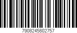 Código de barras (EAN, GTIN, SKU, ISBN): '7908245602757'