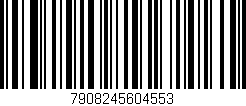 Código de barras (EAN, GTIN, SKU, ISBN): '7908245604553'