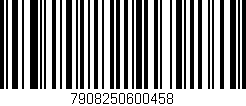 Código de barras (EAN, GTIN, SKU, ISBN): '7908250600458'