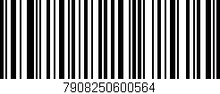 Código de barras (EAN, GTIN, SKU, ISBN): '7908250600564'