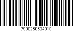 Código de barras (EAN, GTIN, SKU, ISBN): '7908250634910'