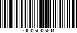 Código de barras (EAN, GTIN, SKU, ISBN): '7908250635894'