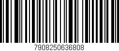 Código de barras (EAN, GTIN, SKU, ISBN): '7908250636808'
