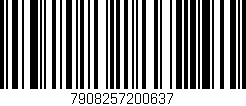 Código de barras (EAN, GTIN, SKU, ISBN): '7908257200637'