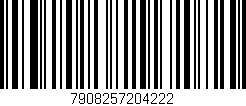 Código de barras (EAN, GTIN, SKU, ISBN): '7908257204222'