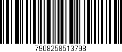 Código de barras (EAN, GTIN, SKU, ISBN): '7908258513798'