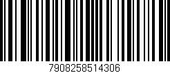 Código de barras (EAN, GTIN, SKU, ISBN): '7908258514306'