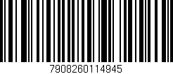 Código de barras (EAN, GTIN, SKU, ISBN): '7908260114945'