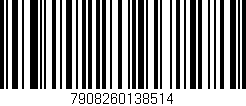 Código de barras (EAN, GTIN, SKU, ISBN): '7908260138514'