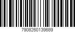 Código de barras (EAN, GTIN, SKU, ISBN): '7908260139689'