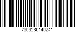 Código de barras (EAN, GTIN, SKU, ISBN): '7908260140241'