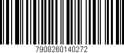 Código de barras (EAN, GTIN, SKU, ISBN): '7908260140272'