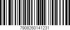 Código de barras (EAN, GTIN, SKU, ISBN): '7908260141231'