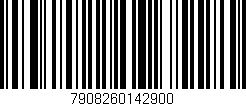Código de barras (EAN, GTIN, SKU, ISBN): '7908260142900'