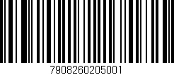 Código de barras (EAN, GTIN, SKU, ISBN): '7908260205001'