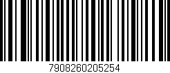 Código de barras (EAN, GTIN, SKU, ISBN): '7908260205254'
