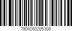 Código de barras (EAN, GTIN, SKU, ISBN): '7908260205308'