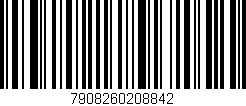 Código de barras (EAN, GTIN, SKU, ISBN): '7908260208842'