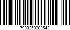 Código de barras (EAN, GTIN, SKU, ISBN): '7908260209542'