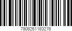 Código de barras (EAN, GTIN, SKU, ISBN): '7908261183278'