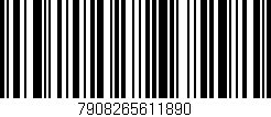 Código de barras (EAN, GTIN, SKU, ISBN): '7908265611890'