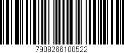 Código de barras (EAN, GTIN, SKU, ISBN): '7908266100522'