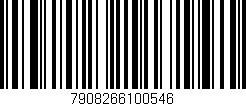 Código de barras (EAN, GTIN, SKU, ISBN): '7908266100546'