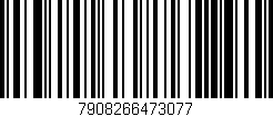 Código de barras (EAN, GTIN, SKU, ISBN): '7908266473077'